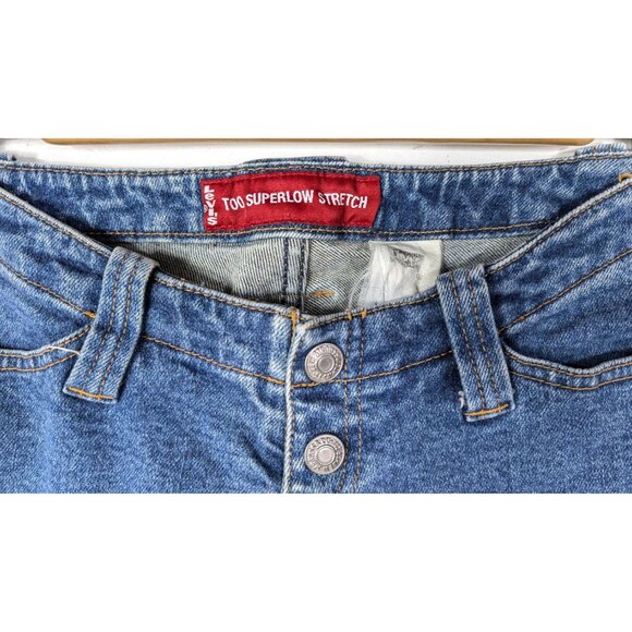Levis Too Super Low Stretch boot cut jeans - Picture 3 of 4